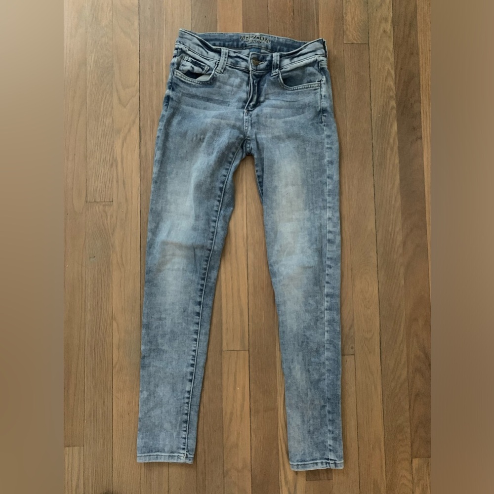 Acid wash light wash jeans